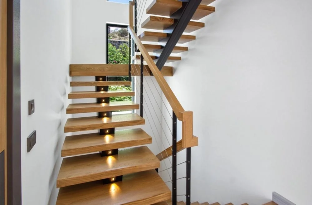 Beleuchtete Treppen